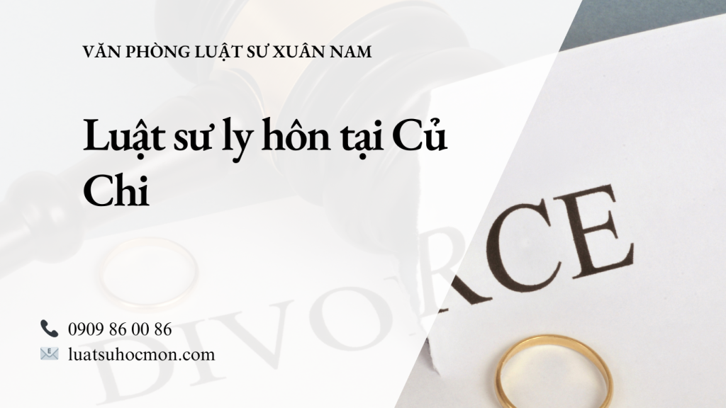 Luật sư ly hôn tại Củ Chi