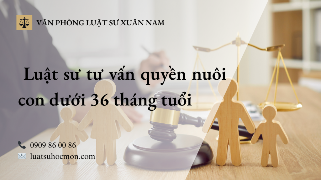 Luật sư tư vấn quyền nuôi con dưới 36 tháng tuổi