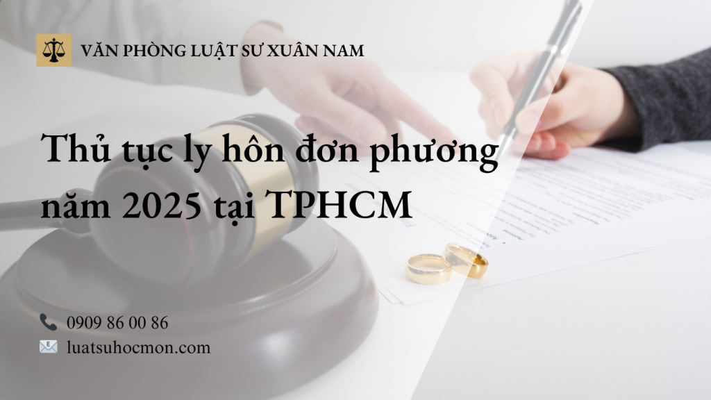 Thủ tục ly hôn đơn phương tại TP Hồ Chí Minh